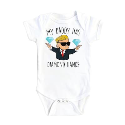 Wallstreet Bets - Baby Boy Girl Clothes Infant Bodysuit Funny Cute Newborn