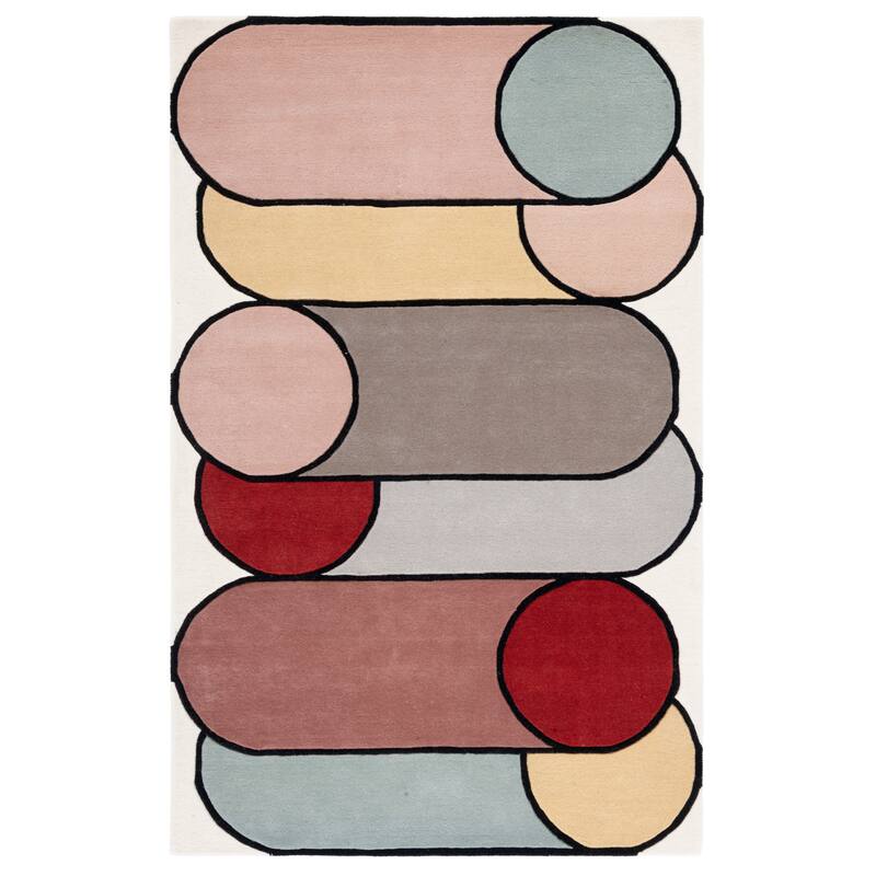 SAFAVIEH Handmade Fifth Avenue Giota Mid-Century Modern Wool Rug