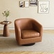 preview thumbnail 8 of 143, Modern 360°Swivel Accent Chairs Barrel Armchairs