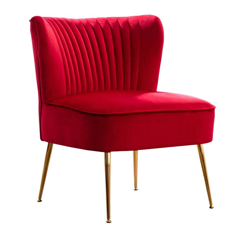Heaven Contemporary Velvet Upholstered Accent Chair