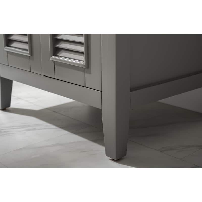 Design Element Cameron 24" Single Sink Vanity In Gray