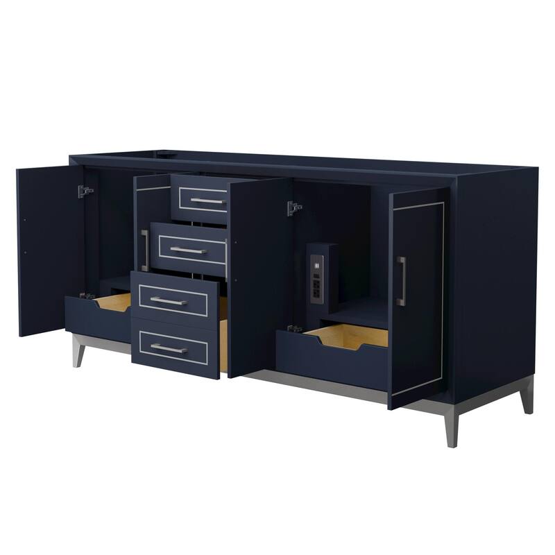 Wyndham Collection WCH515172D-CXSXX-MXX Marlena 72" Double Free