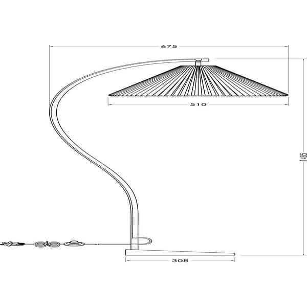 Livabliss Gumel Traditional Accent Floor Lamp - 59"H x 20"W x 20"D