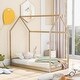 preview thumbnail 37 of 54, Cozy Playhouse, Style House Bed for Kids Durable Pinewood Design Twin - Natural