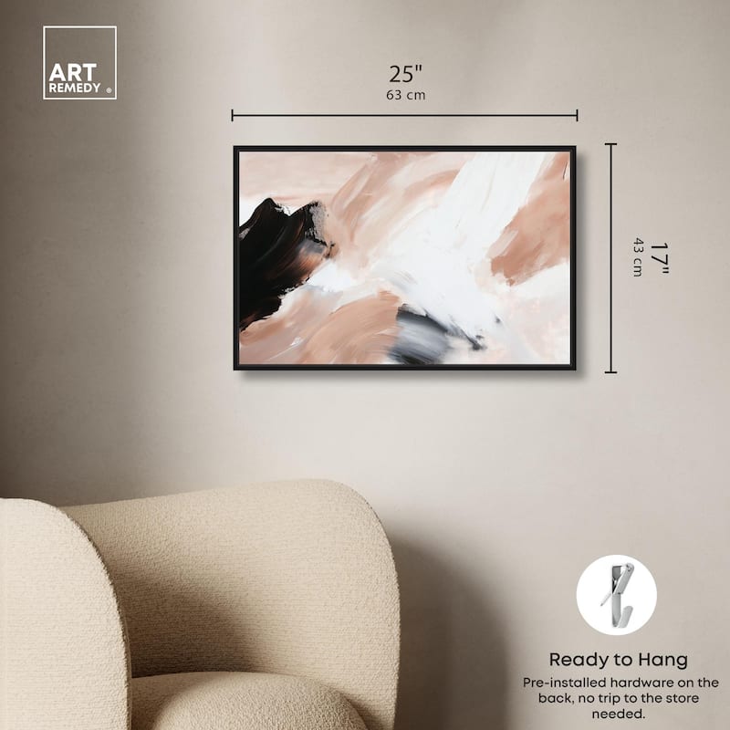 Swirls of Cream I Canvas by Art Remedy