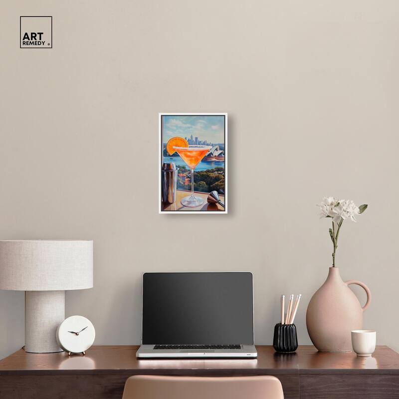 Classy Drink in Australia Canvas by Art Remedy