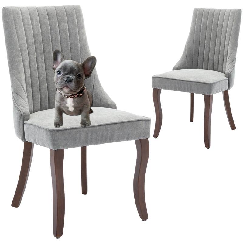 Comfy Fabric Upholstered Dining Chair (Set of 4)