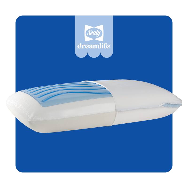 Sealy Dreamlife Memory Foam Gel Pillow, King