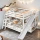 preview thumbnail 19 of 32, Luxury Full over Full Bunk Bed with Ladder, Safety Guaranteed, Slide and Shelves, Maximized Space, Solid Construction
