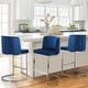 preview thumbnail 16 of 15, 26-Inch Modern Upholstered Bar Stools, Counter Height Bar Stool - 18.11"W x 19.69"D x 37.4"H