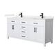 Option White / Giotto Quartz Top / Matte Black Hardware