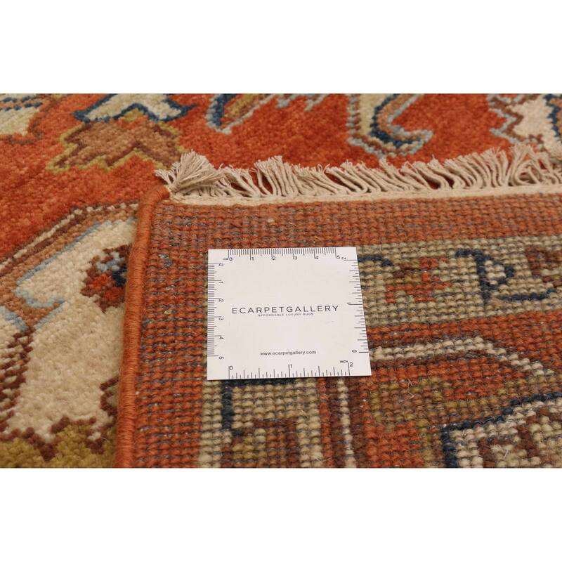 ECARPETGALLERY Hand-knotted Jules Sultane Dark Copper Wool Rug - 8'1 x 11'0