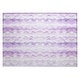 preview thumbnail 1 of 4, Indoor/ Outdoor Surfside Ombre Wave Washable Rug New Purple - 1'8" x 2'6"