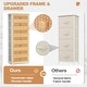 preview thumbnail 9 of 16, Slim Tall Vertical 7-Drawer Chest Dresser Closet Storage Organizer Unit for Bedroom