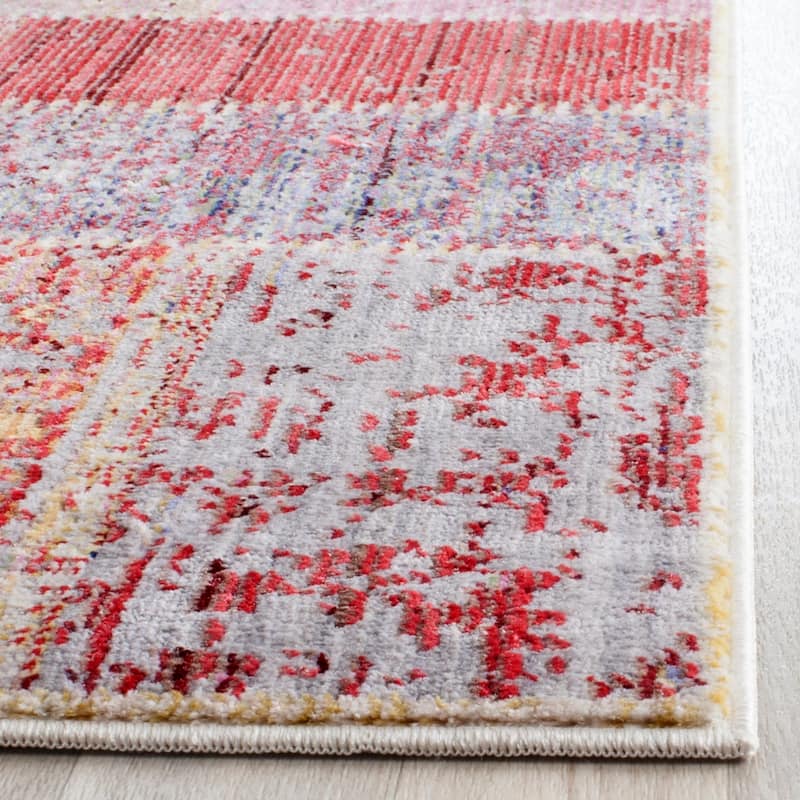SAFAVIEH Valencia Leta Distressed Vintage Boho Oriental Polyester Rug