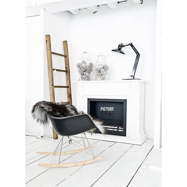 Black modern best sale rocking chair