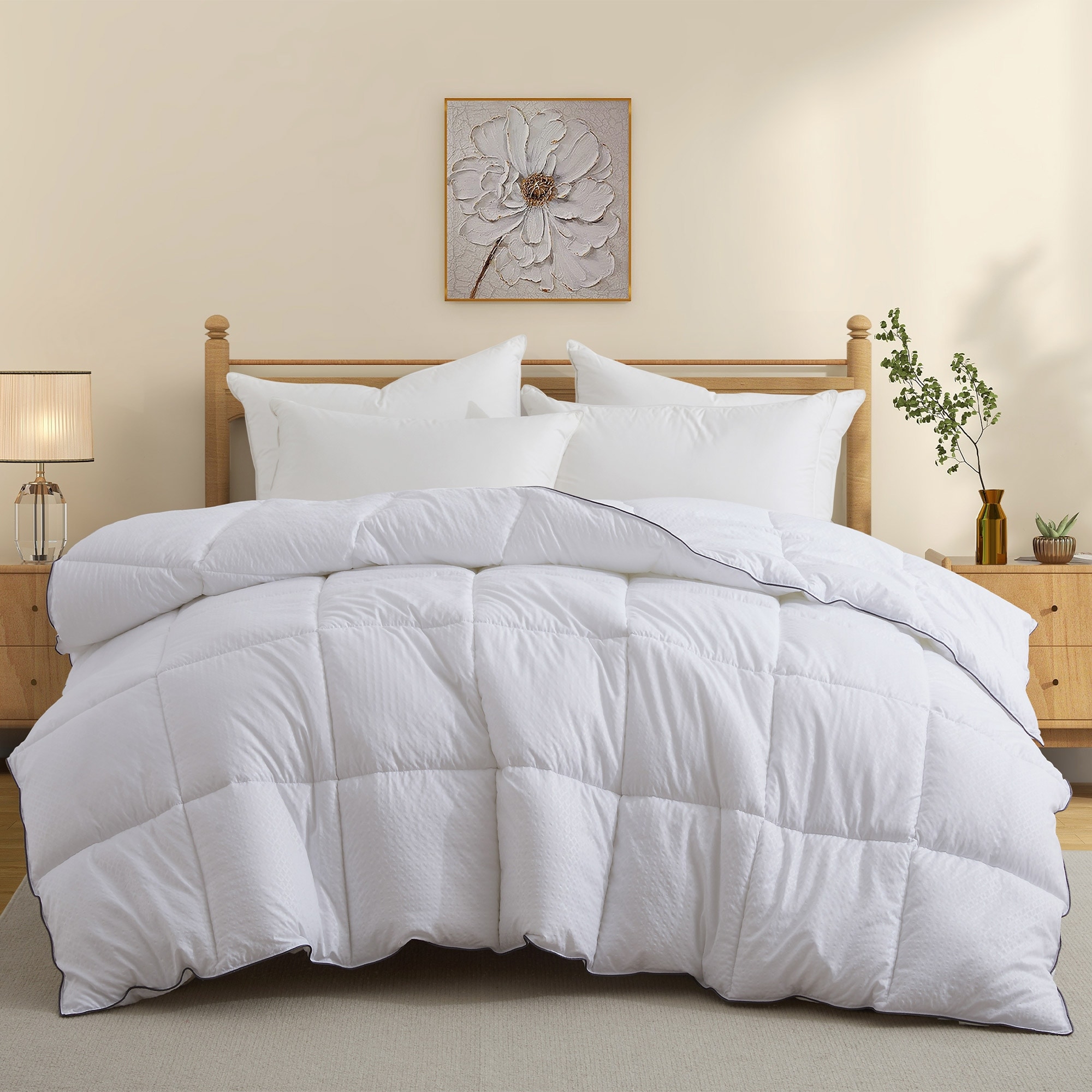 All Season Medium Weight Embossed Reversible Down - Picture 10 of 18