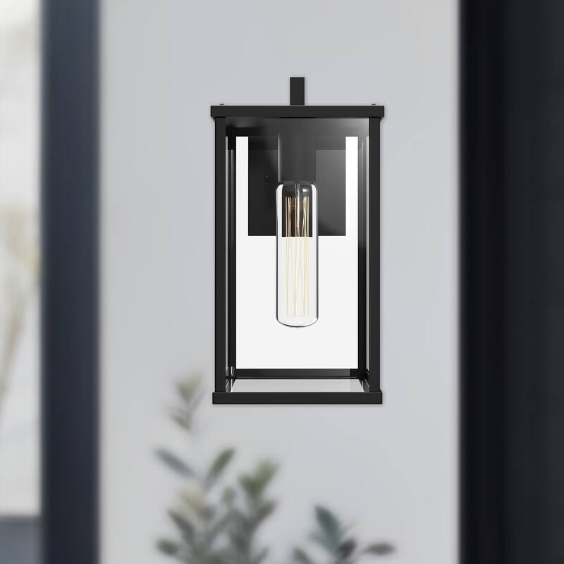 Alora Lighting EW652505CL Brentwood 12" Tall Outdoor Wall Sconce with