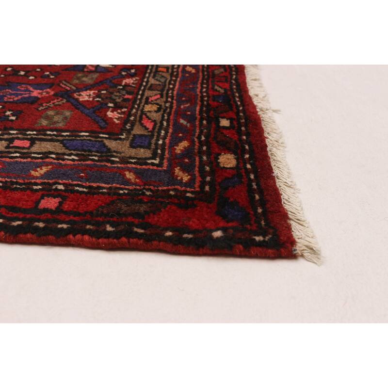 ECARPETGALLERY Hand-knotted Andelz Red Wool Rug - 3'5 x 6'6