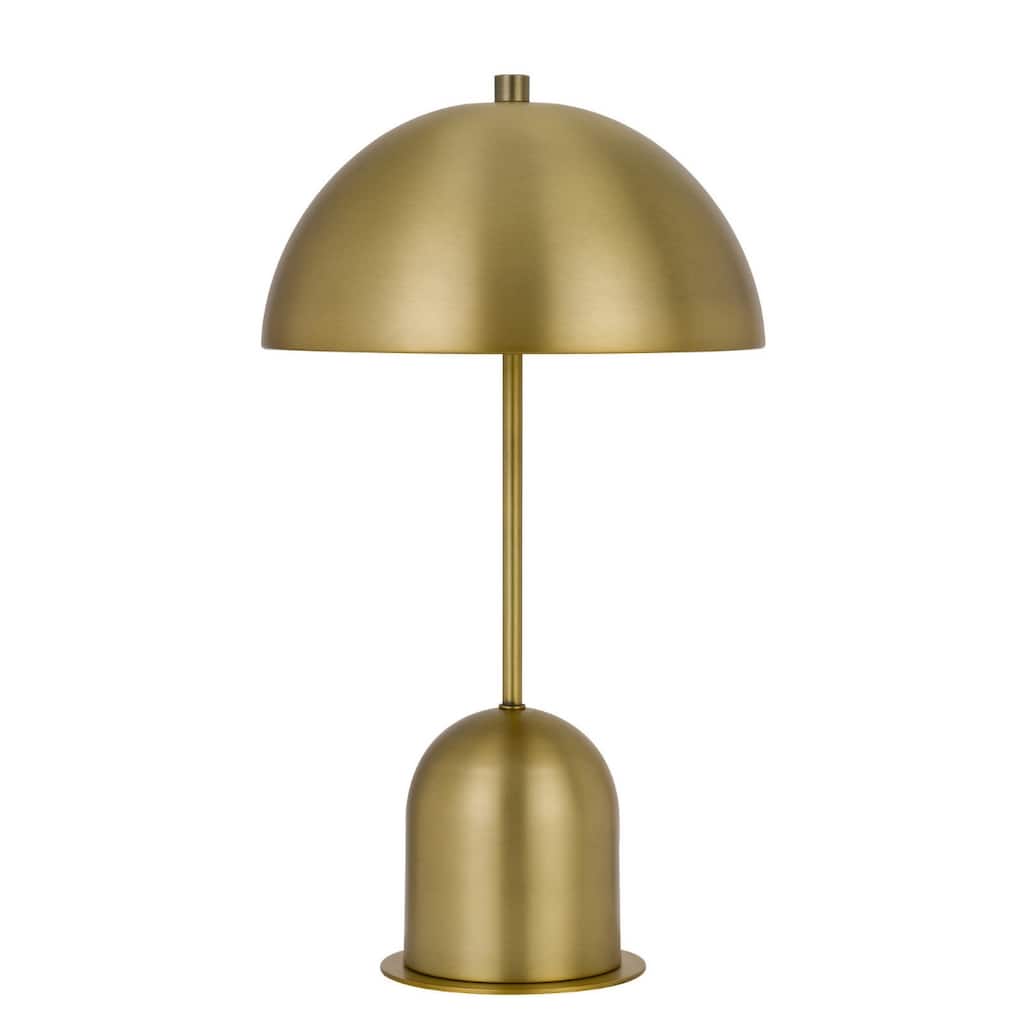 Modern 20 Inch Desk Lamp with Dome Shade and Adjustable Brightness - 11” x 11” x 20”