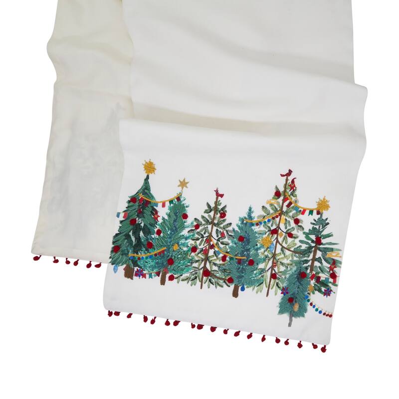 Christmas Trees Table Runner - 16"x72" - Multi - 16"x72"