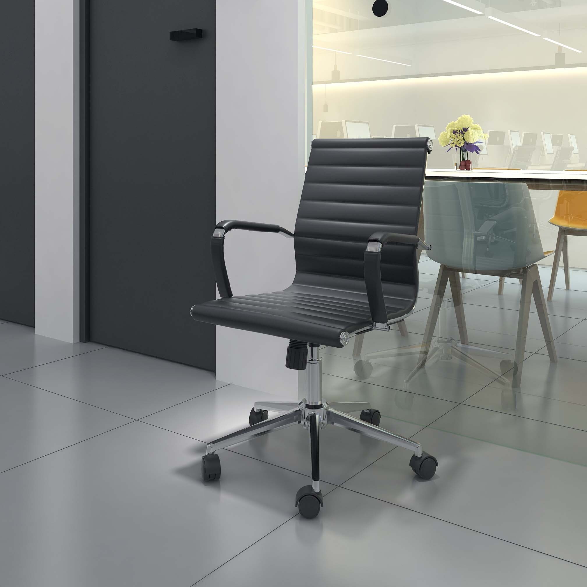 Ergonomic mid century desk chair on sale
