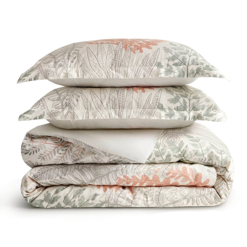Harbor House Botanical 100% Cotton Sateen Duvet Cover Set