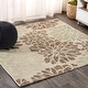 preview thumbnail 123 of 200, JONATHAN Y Floral Textured Weave Indoor/Outdoor Area Rug