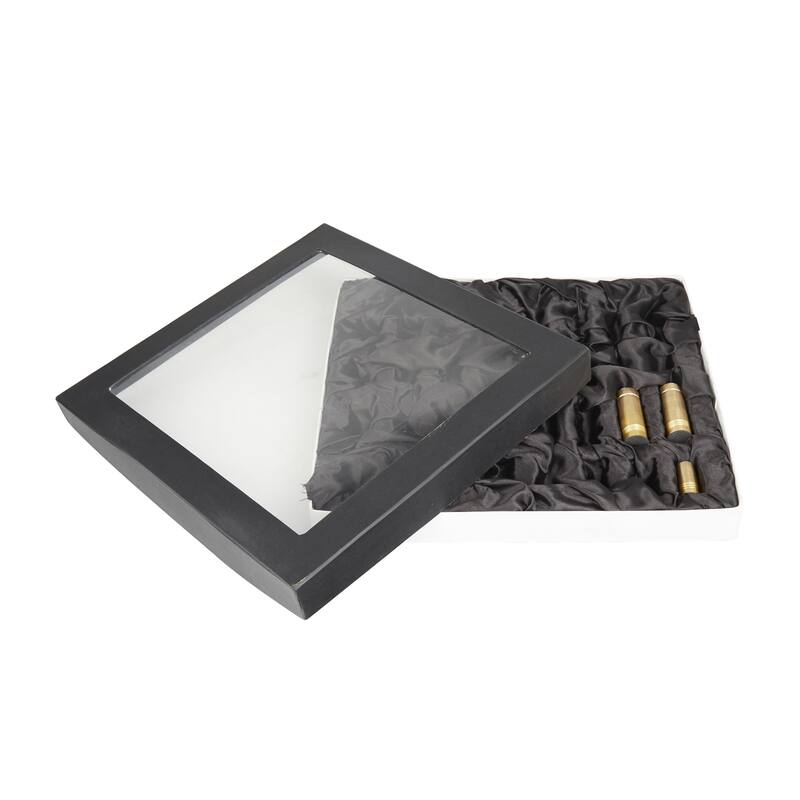 Aluminum Metal Chess Game Set - Gold - Roche River Decor