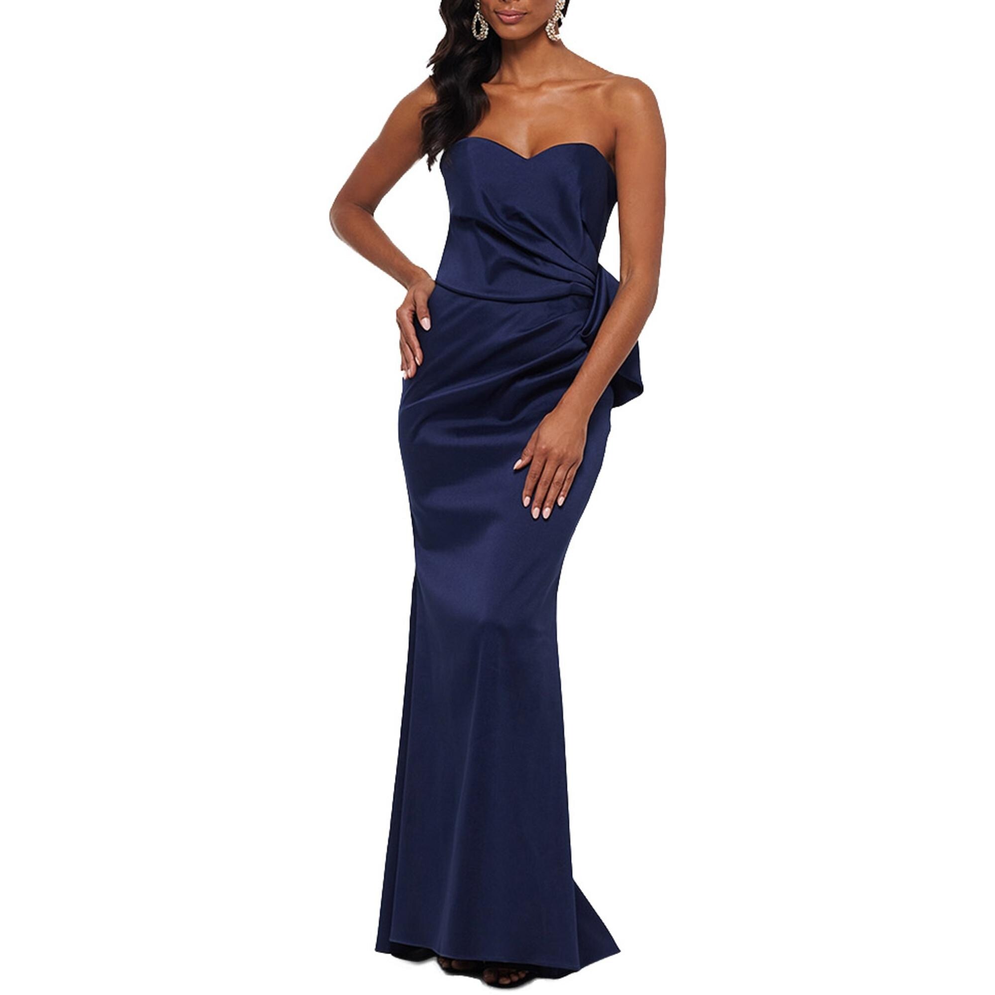 womens navy evening dress