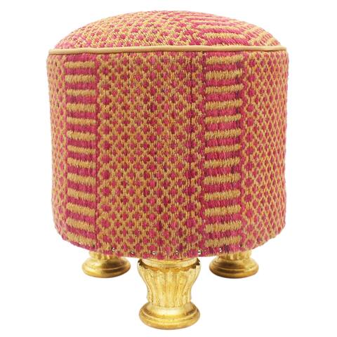 Shabby Chic Norton Handmade Kilim Upholstered Footstool