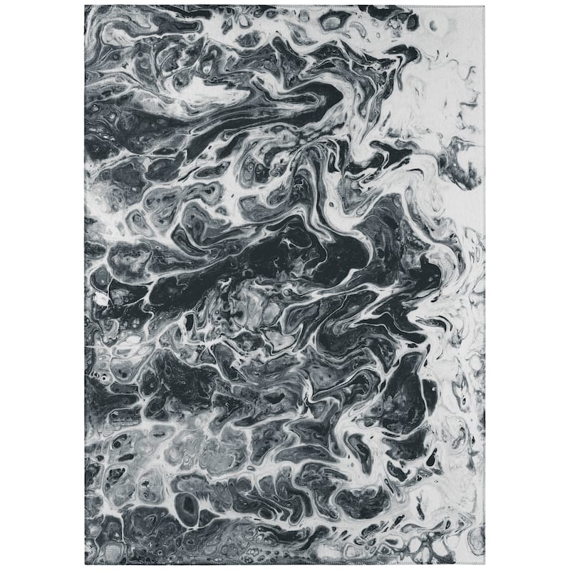 Indoor/ Outdoor Addison Karina Abstract Washable Area Rug