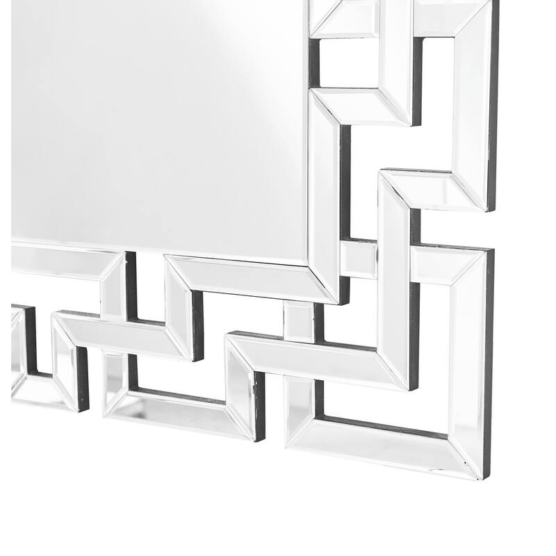 Sparkle 47.5 in. Contemporary Rectangle Mirror in Clear
