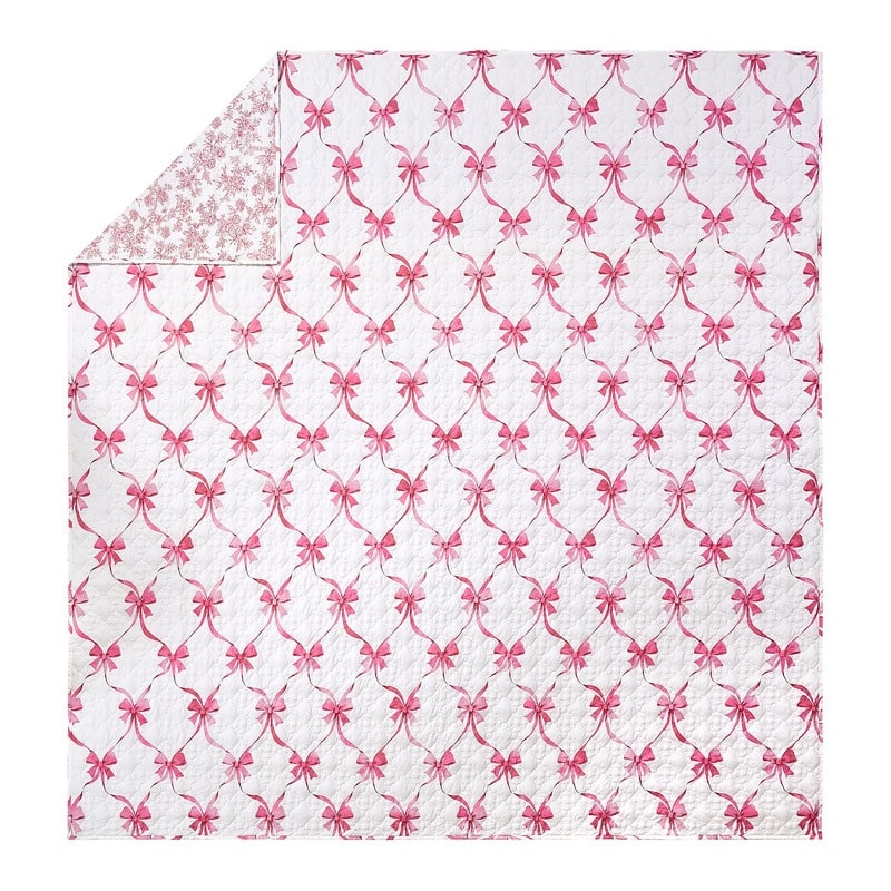 Abigail Bow Reversible Quilt Set