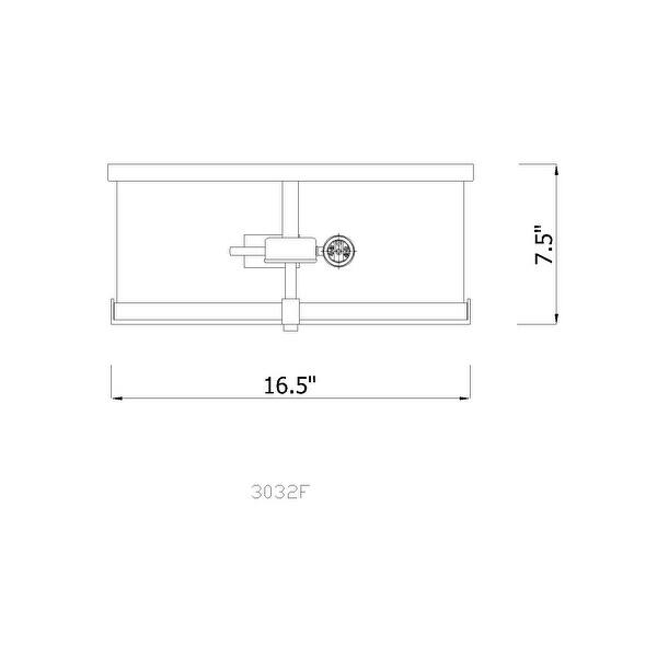 Callista 3 Light Flush Mount