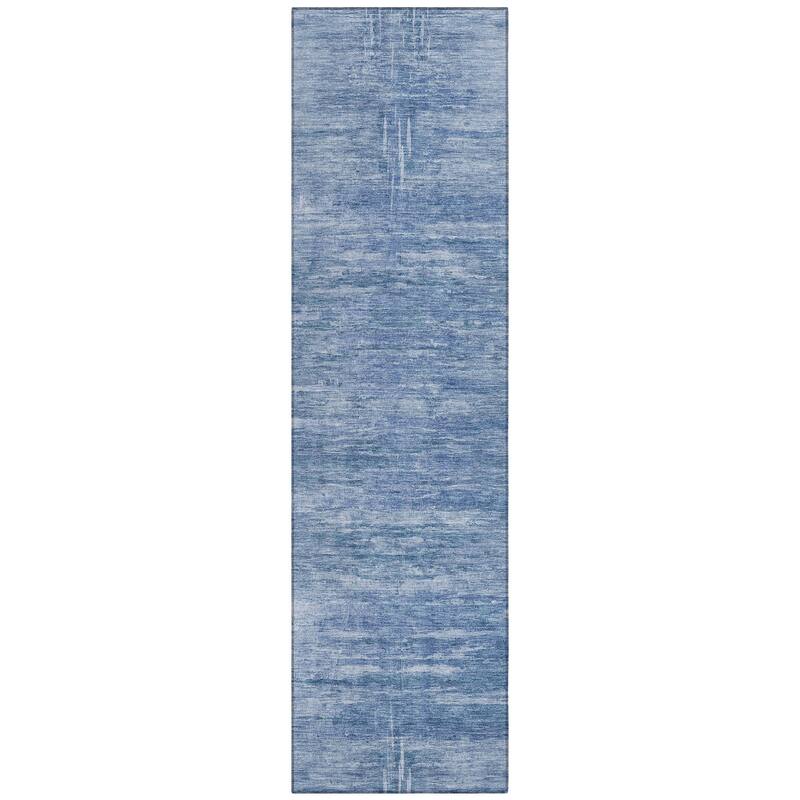 Machine Washable Indoor/ Outdoor Chantille Solid Ombre Rug