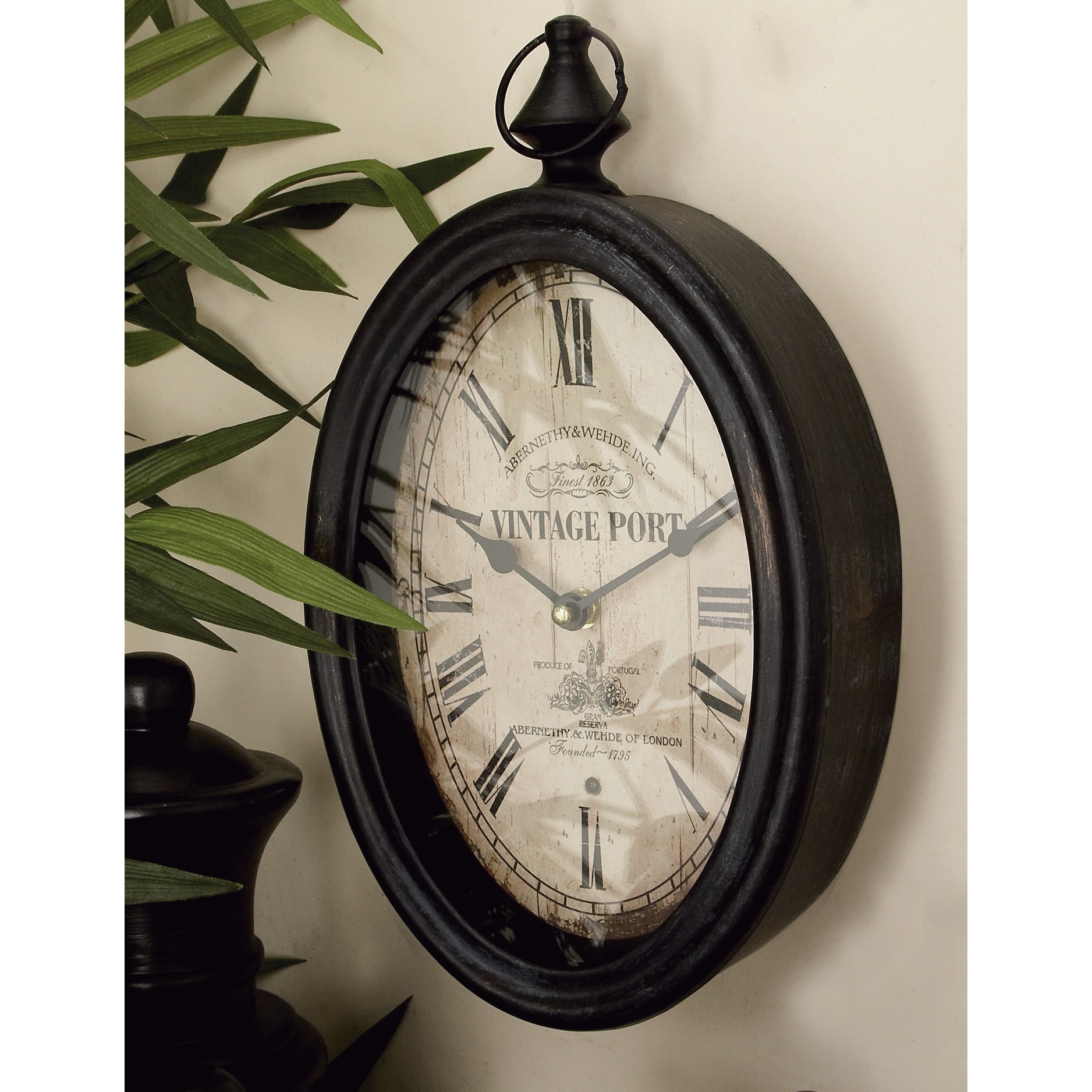 Vintage pocket watch top wall clock