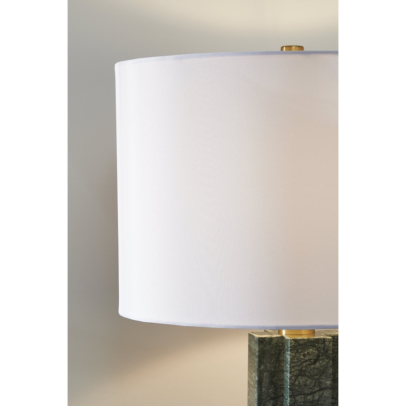 Signature Design by Ashley Keegan Green Table Lamp - 14.88" W x 14.88" D x 27.75" H