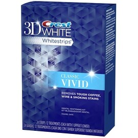 Crest 3d White Whitestrips Vivid Whitening Kit 12 Ea Overstock