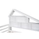 preview thumbnail 7 of 6, Full Size Platform Bed with Twin Trundle and House-Shaped Shelves Storage, Solid Wood Daybed Bedframe, No Box Spring Needed