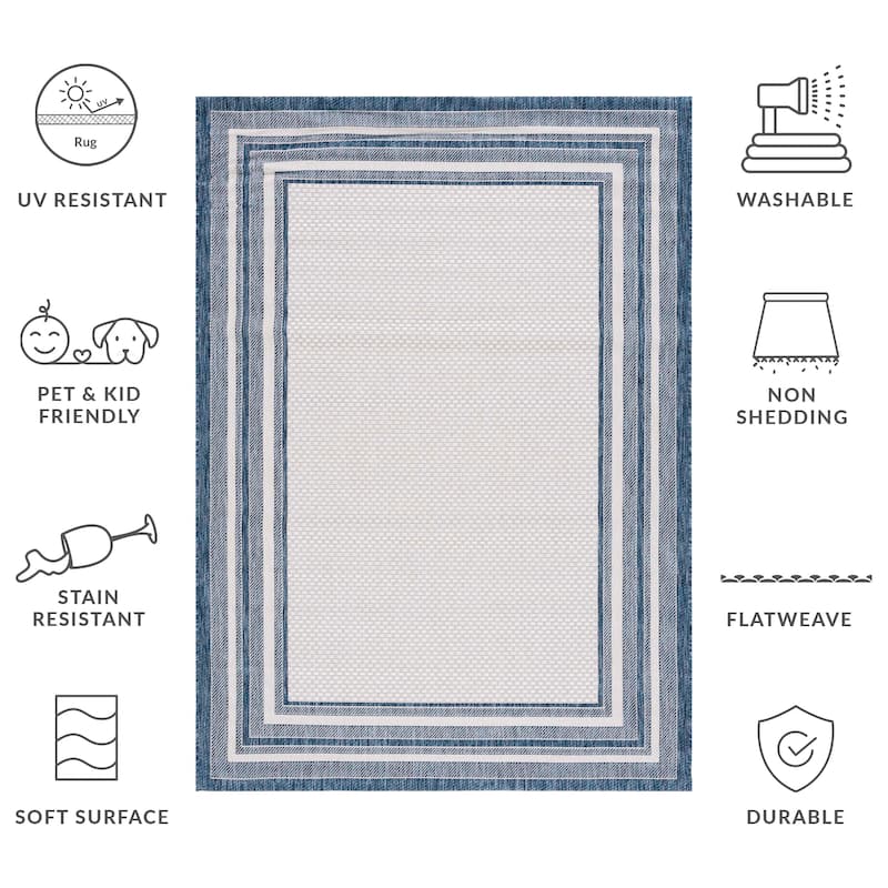 SAFAVIEH Courtyard Vickie Indoor/ Outdoor Waterproof Patio Backyard Rug