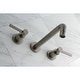 preview thumbnail 8 of 32, Concord 3-Hole Wall Mount Roman Tub Faucet