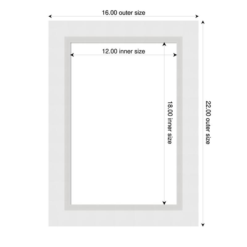Amanti Art Blanco White Framed Dry Erase Magnetic Board - 16 x 22 in