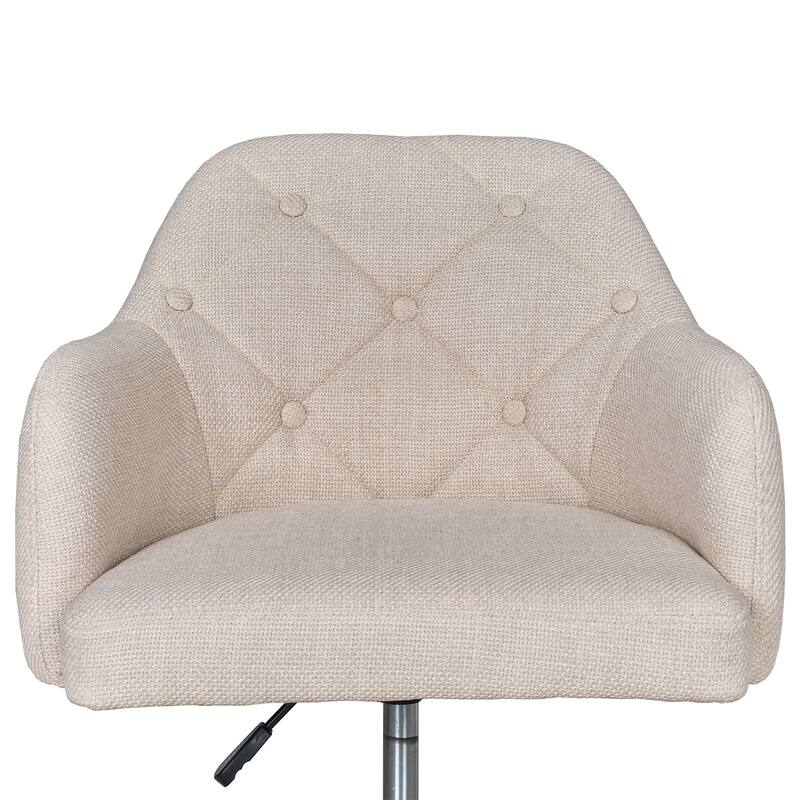 VECELO Swivel Wingback Tilting Drafting Chairs 32.28"-40.16" Adjustable Height Diamond Tufted Back Naihead Home Office Chairs
