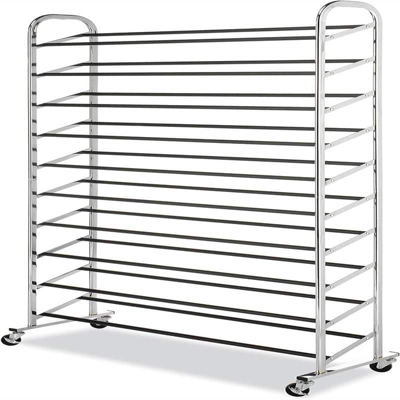 10 Tier Shoe Tower - 14.63"D x 36.5"W x 59.5"H