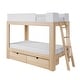 preview thumbnail 3 of 19, Mid-Century Modern Twin over Twin Bunk Bed with Storage Drawers