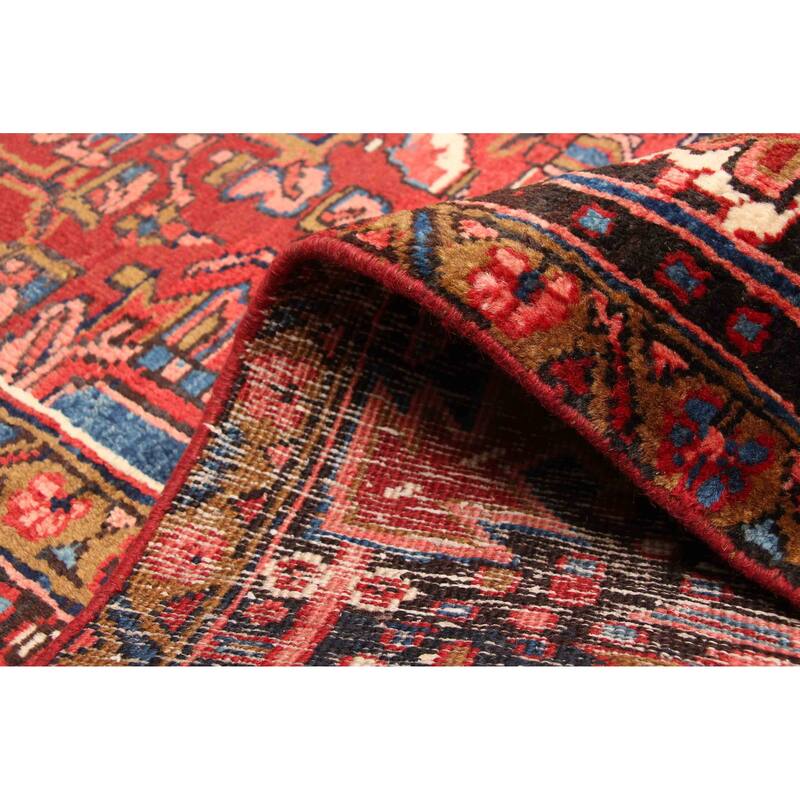 ECARPETGALLERY Hand-knotted Sarabi Red Wool Rug - 7'11 x 11'3