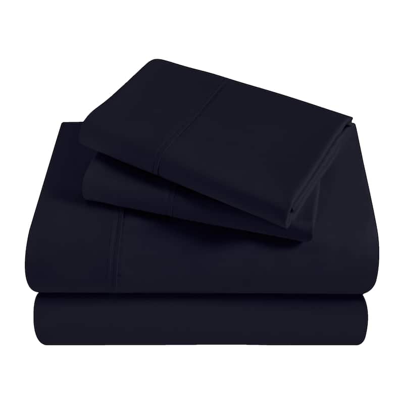 Superior Egyptian Cotton 300 Thread Count Solid Deep Pocket Sheet Set