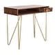 preview thumbnail 13 of 35, SAFAVIEH Raveena 1-Drawer 1-Shelf Hairpin Leg Desk