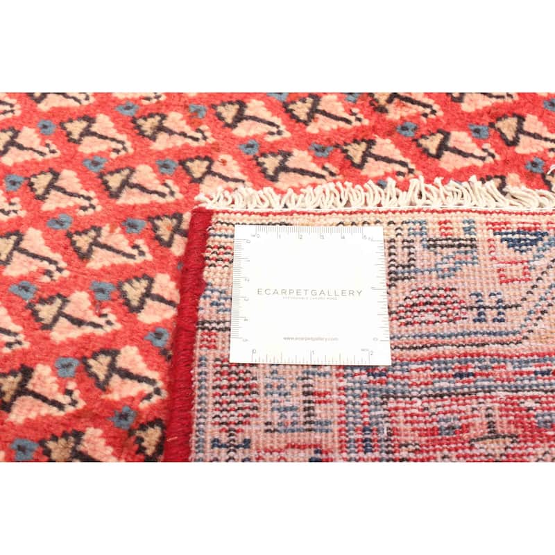 ECARPETGALLERY Hand-knotted Andelz Red Wool Rug - 3'3 x 4'9